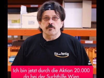 Franz Kainrath bei Fix und Fertig als Erfolgsbeispiel für die Aktion 20.000